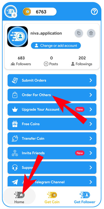 order for order page niva follower - followland-app.ir